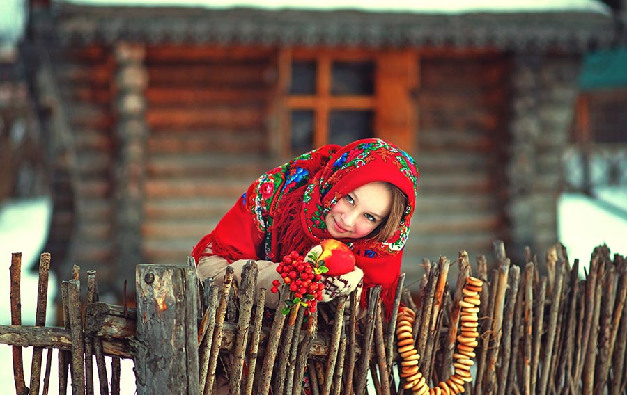 Sexy girl Women in Slavic costumes in Omdurman