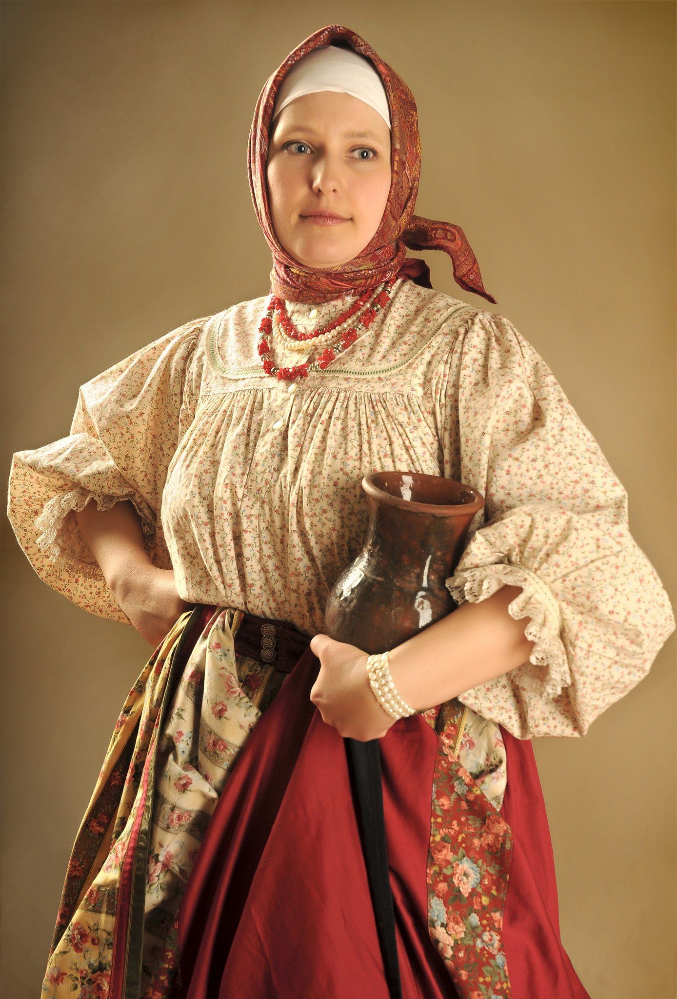 Girls in Slavic costumes in Omdurman